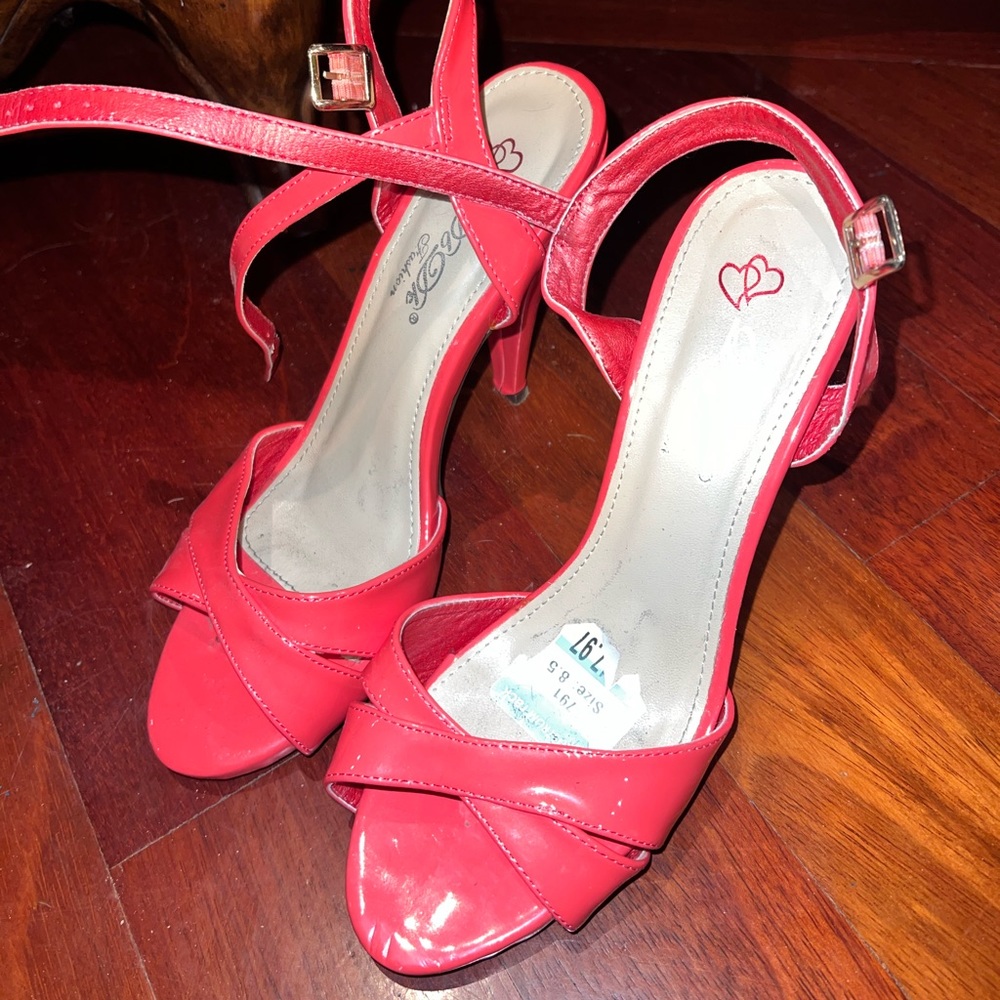 Dbdk coral fashion heels